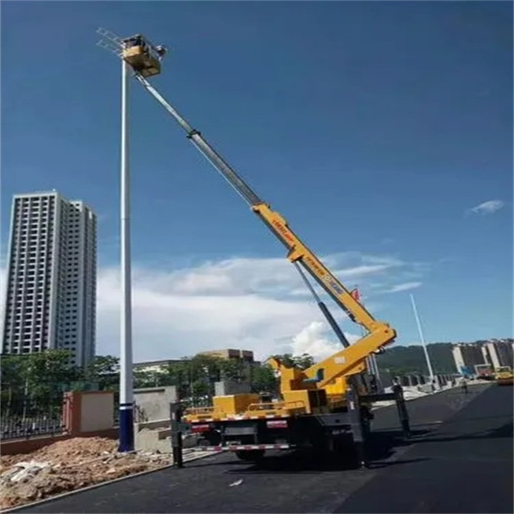 汉源维修路灯的曲臂升降车出租